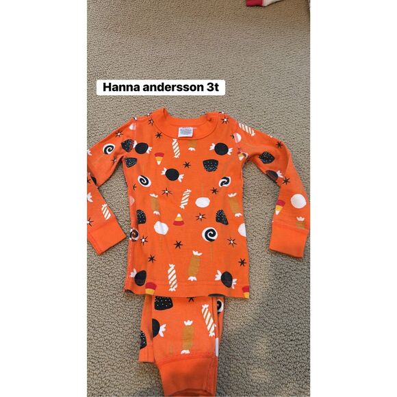 Hanna andersson 3t Halloween candy pajama set - Picture 1 of 1